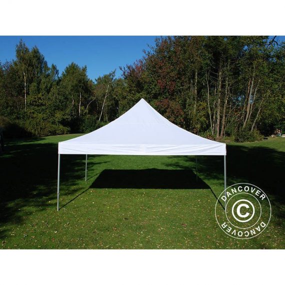 Pop up gazebo FleXtents Pop up canopy Folding tent pro 5x5 m White - White