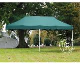 Dancover - Pop up gazebo FleXtents Pop up canopy Folding tent pro 3x6 m Green, incl. 6 sidewalls - Green