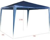 Day Plus - Pop up Gazebo with no sides 3m x 3m, Heavy Duty Waterproof Instant Sun Shade And Block Wind, Party Tent Outdoor Garden Easy Set up Shelter ZD-3X3-B-NEW