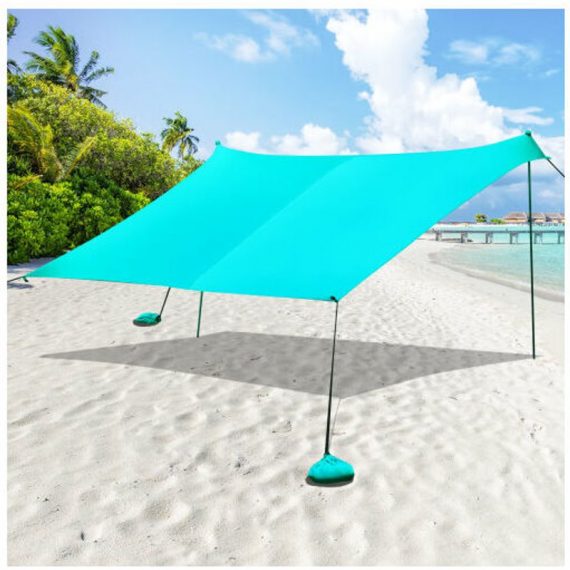 Beach Sunshade Portable Sun Shade Canopy Waterproof Tent OP70407GN
