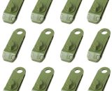 Clamp Tent Clips Tarp Clips with Grommet Clips Windproof Fastener for Awning Tarp Outdoor Camping 9383853098044 RBD027917PXM