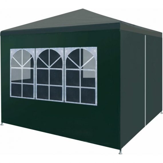 Bourdeau 3m x 3m Steel Party Tent by Green - Dakota Fields 5045645283987 BUK45099