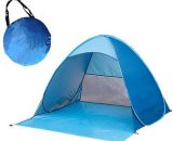 BR-Vie Pop Up Tent, Foldable Camping Tent, Outdoor Tent, Lightweight and Waterproof (Blue) LOW023763