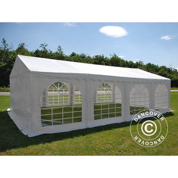 Marquee Party tent Pavilion Original 5x8 m PVC, White - White 5710828364929 5710828364929