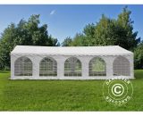 Marquee Party tent Pavilion Original 5x10 m PVC, White - White 5710828365025 5710828365025