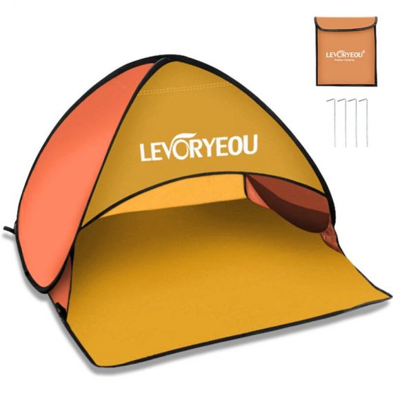 Multicolor Mini Beach Sun Shade Canopy Instant Outdoor Beach Tent Shelter with Carry Bag 4502190673508 SP18171-YC
