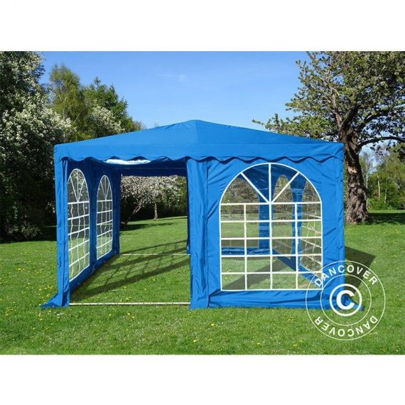 Pagoda Marquee Party tent Pavilion UNICO 4x4 m, Blue - Blue 5710828863712 5710828863712