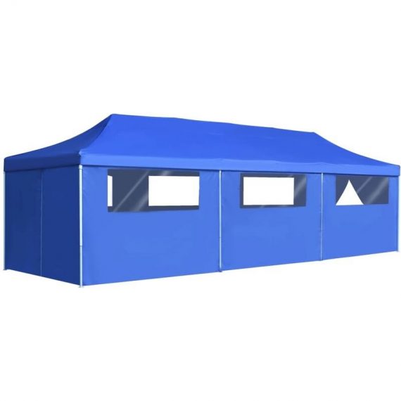 Dakota Fields - Bouffard 3m x 9m Steel Pop-Up Party Tent by Blue 5045645283741 BUK44979