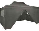 Dakota Fields - Boulware 3m x 4.5m Steel Party Tent by Anthracite 5045645283901 BUK44970