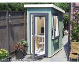 Insulated Garden Office Pod Studio Home Study Room - Micro Office W1.22m x D1.82m 5055438719920 8518