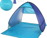 Tomshoo - Automatic Instant Pop Up Beach Tent Lightweight Outdoor Beach Shade Sun Shelter Tent Canopy Cabana with Carry Bag 805384217293 Y18346BL|750