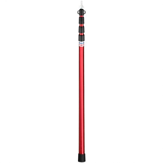 Telescoping Tarp Poles Adjustable Camping Tent Poles Portable Lightweight Aluminum Tent Poles, Red&1 pole - Red&1 pole 805384216074 Y18366R-1|750