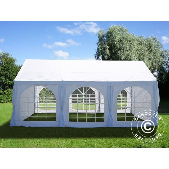 Marquee Party tent Pavilion UNICO 4x6 m, White - White 5710828557017 5710828557017