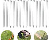 Tent Pegs Camping Pegs, Pegs Tent Peg, Tent Peg, 14 Pieces Tent Pegs, Aluminum Tent Pegs for Outdoor Camping Gardening 18cm 9403580683167 DTJW4458