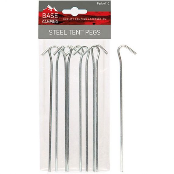Otterdene - Wire Tent Pegs 8 inch x 10 LC134 5060384083230 LC134
