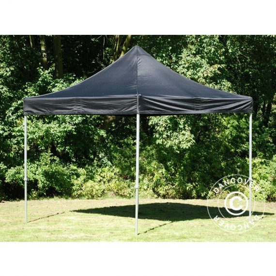 Pop up gazebo FleXtents Pop up canopy Folding tent pro 3x3 m Black - Black 5710828212206 5710828212206