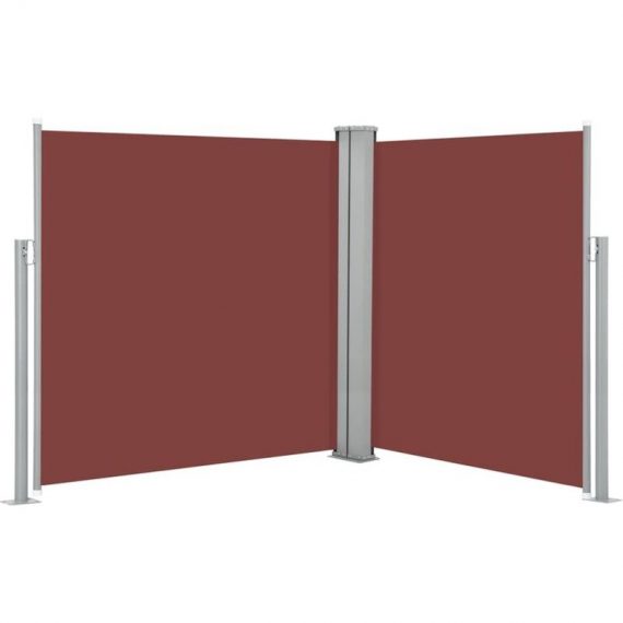 Retractable Side Awning Brown 140x600 cm - Brown MM-44379