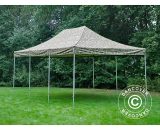 Pop up gazebo FleXtents Pop up canopy Folding tent PRO 4x6 m Camouflage/Military - Camouflage 5710828560239 5710828560239