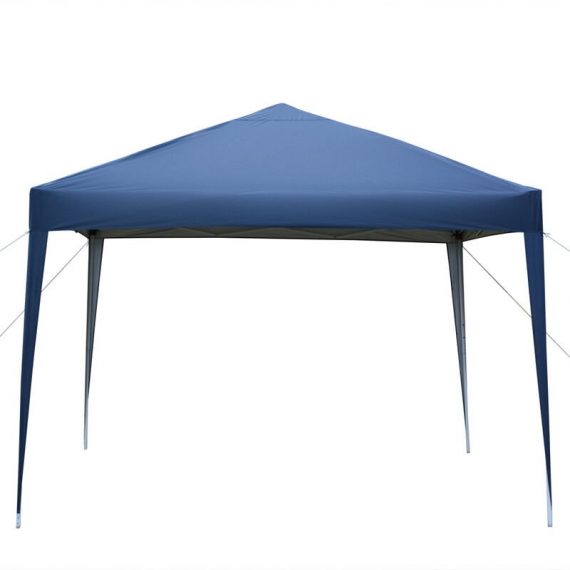 Wottes - Waterproof portable folding tent outdoor garden picnic party beach tent 3x3M - Navy blue 5704142170038 03uk24580699
