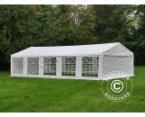 Marquee Party tent Pavilion PLUS 5x10 m PE, White + Ground bar - White 5710828437708 5710828437708