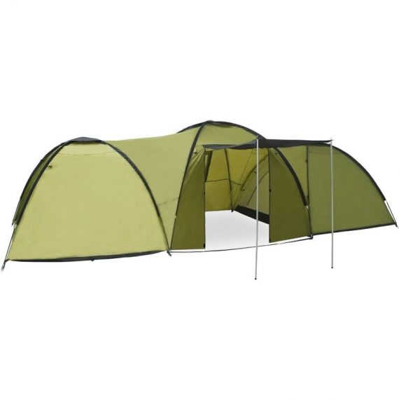 Devenirriche - Camping Igloo Tent 650x240x190cm 8 Person Green - Green MM-48636