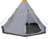 Vidaxl - 4-person Tent Grey Grey 8720286152133 8720286152133