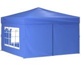 Vidaxl - Folding Party Tent with Sidewalls Blue 3x3 m Blue 8720286974551 8720286974551