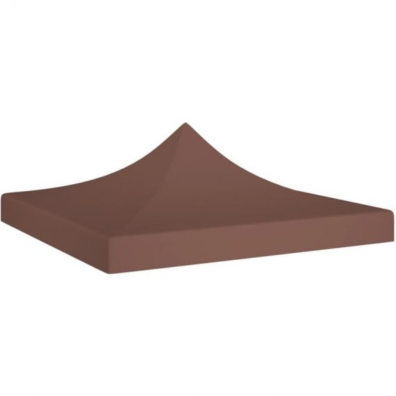 Party Tent Roof 2x2 m Brown 270 g/m2 797394226016 315345UK