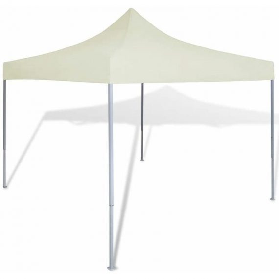 Topdeal - Cream Foldable Tent 3 x 3 m VDTD26508 7738219560437 VDTD26508_UK