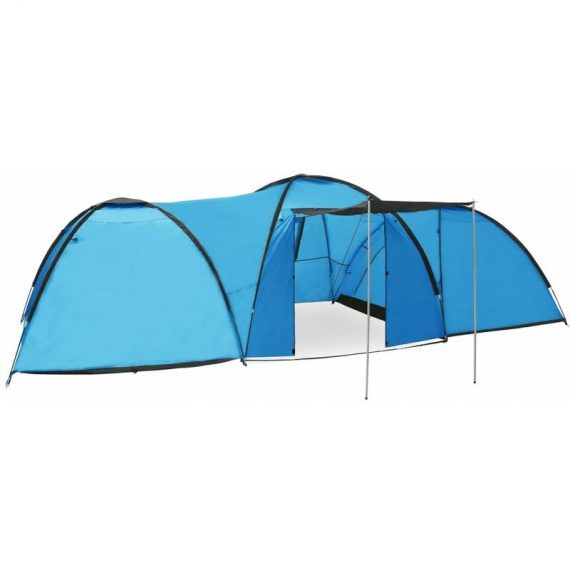 Topdeal - Camping Igloo Tent 650x240x190 cm 8 Person Blue FF92230_UK 7894236229280 FF92230_UK