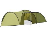 Topdeal Camping Igloo Tent 650x240x190cm 8 Person Green FF92231_UK 7894236229297 FF92231_UK