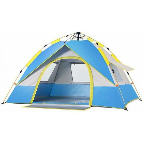 Bearsu - Blue Windproof Automatic Camping Tent 200 x 150 x 125cm 2-3 Person PYP-8666