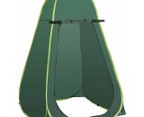 Costway - Outdoor Pop up Tent Portable Camping Instant Toilet/Shower/Changing Room Tent OP70713GN