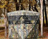 Costway - 3 Person Portable Hunting Blind Pop-Up Shooting Ground Blind Tent Mesh Windows 615200222918 OP70858