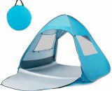 Automatic Pop-up Beach Tent Open in Seconds 3-4 Persons UPF50+ Beach Sun Shade 6085649707316 GP11656BL
