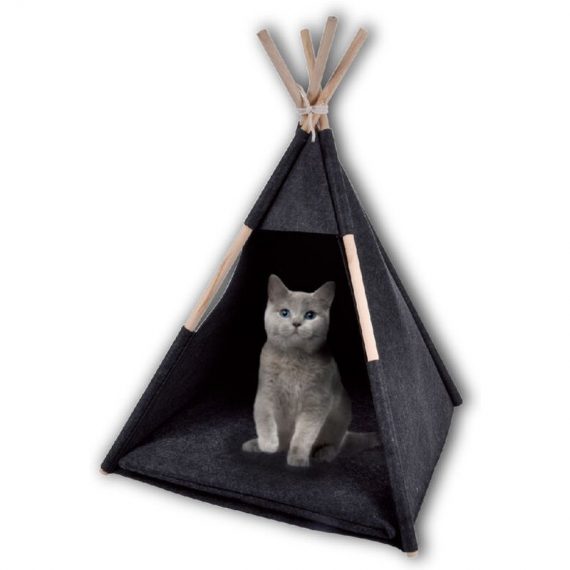 Thsinde - Cat tent, pet tent, black 6250013140505 6250013140505