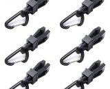 Tents Clips, 6 Pcs Awning Clamp Tarp Clips Lock Grip For Outdoor Activities Camping Agriculture Garden-Thsinde 9424978448670 9424978448670