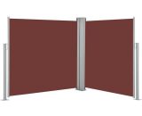 Retractable Side Awning Brown 120x600 cm - Brown 6273995679740 MM-44373
