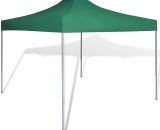 Foldable Tent 3x3 m Green VD26512 - Hommoo VD26512_UK