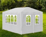 Hommoo - Party Tent 3x4 m White VD31947 VD31947_UK
