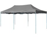 Folding Pop-up Partytent 3x6 m Anthracite - Hommoo DDVD29133_UK