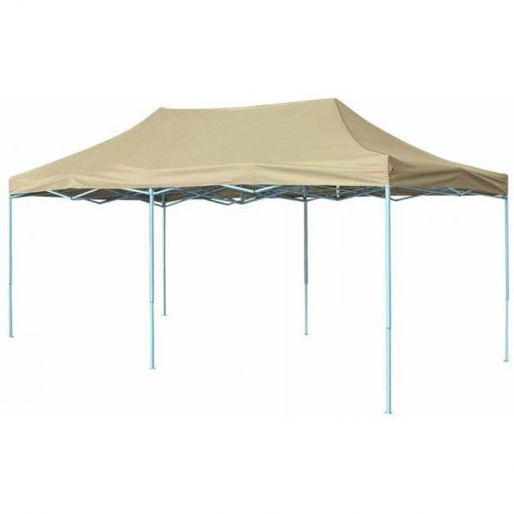 Hommoo - Foldable Tent Pop-Up 3x6 m Cream White DDVD27054_UK