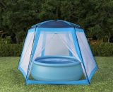 Pool Tent Fabric 500x433x250 cm Blue - Blue MM-48215