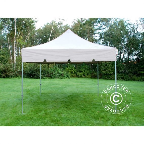 Dancover - Pop up gazebo FleXtents Pop up canopy Folding tent pro Peaked 4x4 m Latte - Latte 5710828891449 5710828891449