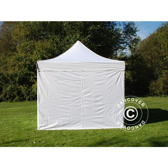 Dancover - Pop up gazebo FleXtents Pop up canopy Folding tent pro 2.5x2.5 m White, incl. 4 sidewalls - White 5710828765245 5710828765245