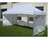 Dancover - Pop up gazebo FleXtents Pop up canopy Folding tent pro 2.5x5 m White, incl. 6 sidewalls - White 5710828765306 5710828765306