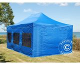 Dancover - Pop up gazebo FleXtents Pop up canopy Folding tent Xtreme 50 4x6 m Blue, incl. 8 sidewalls - Blue 5710828615366 5710828615366