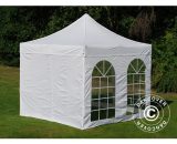 Dancover - Pop up gazebo FleXtents Pop up canopy Folding tent Xtreme 50 Vintage Style 3x3 m White, incl. 4 sidewalls - White 5710828739703 5710828739703