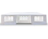 Gazebo with 7 Sides 3m x 9m, Marquee Garden Canopy with Coated Steel Frame, Outdoor Waterproof Gazebo Camping Party Tent, Awning Shade Shelter for Y0001-UK1-Y0001-220509-007 7623075370521
