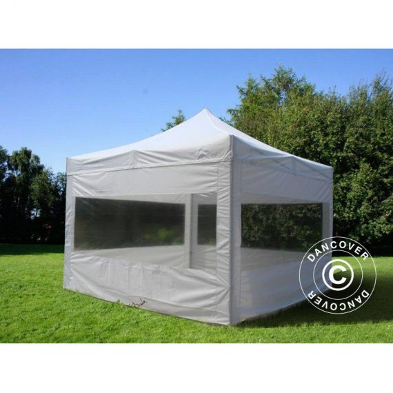 Dancover - Pop up gazebo FleXtents Pop up canopy Folding tent Xtreme 50 3x3 m White, incl. 4 sidewalls - White 5710828210950 5710828210950